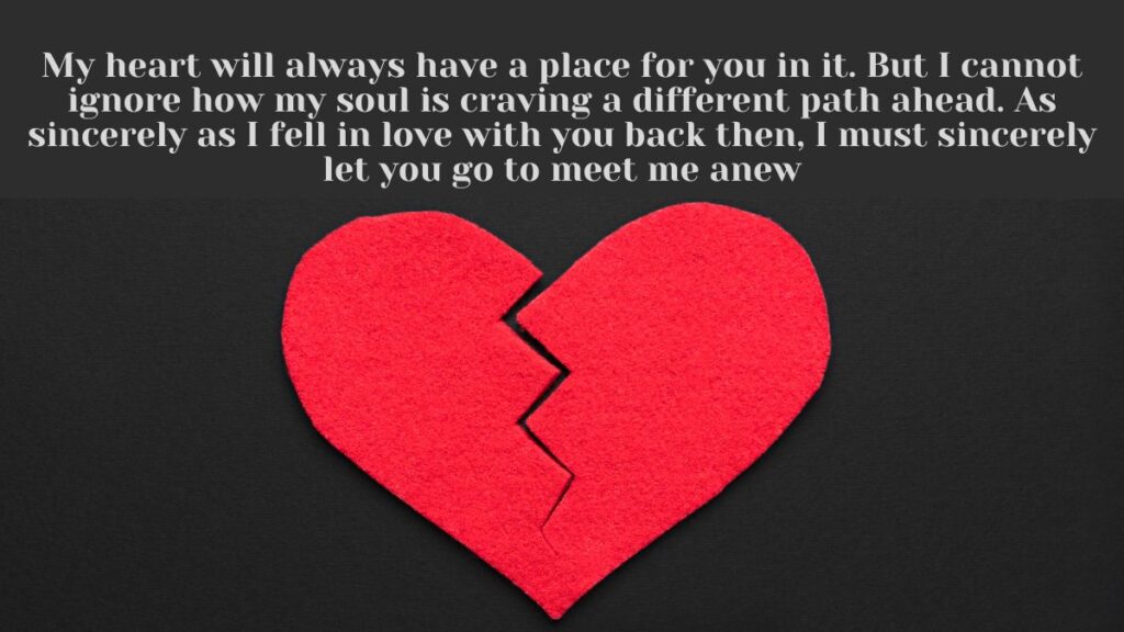 Break up message if you have been ia long term relationship