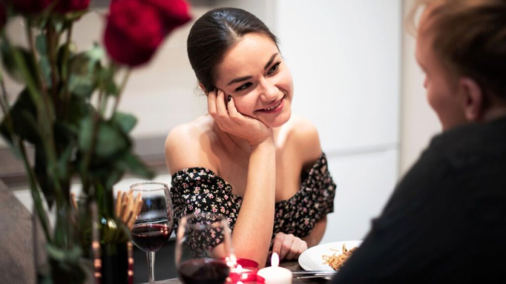 Compliment a woman's beauty