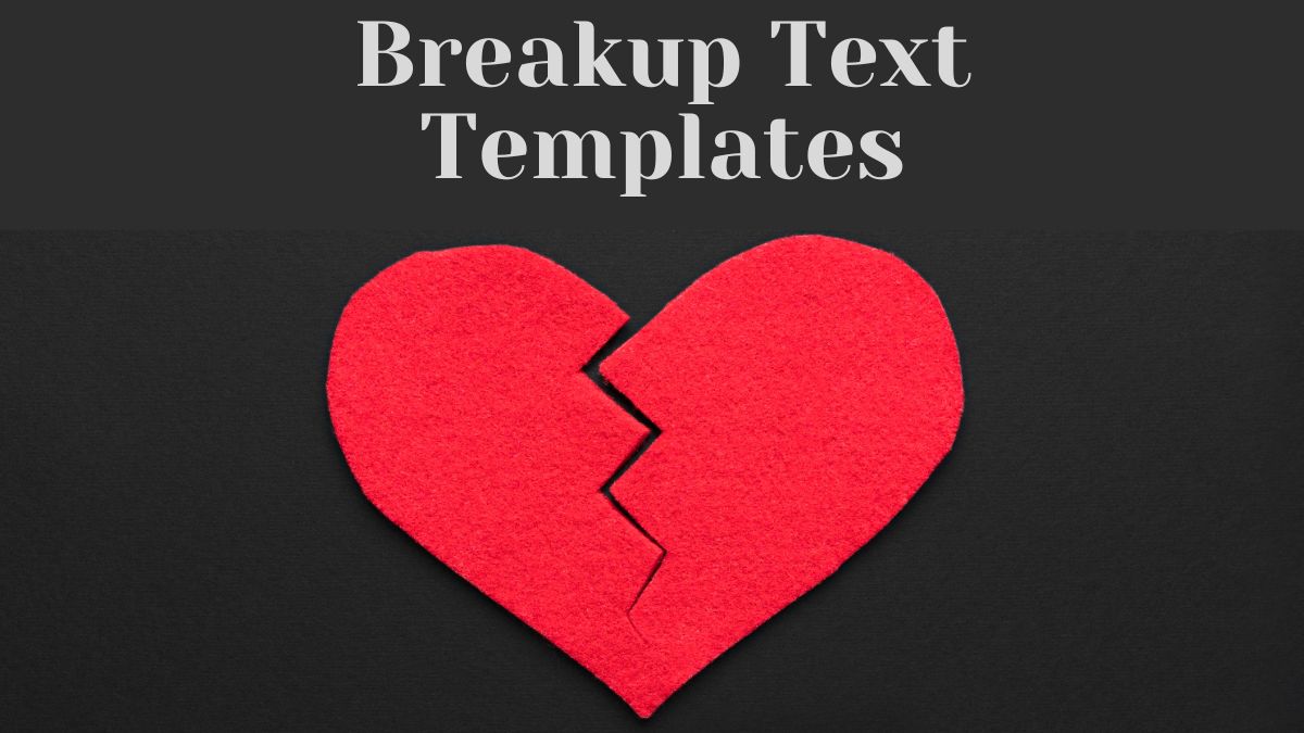 breakup text messages