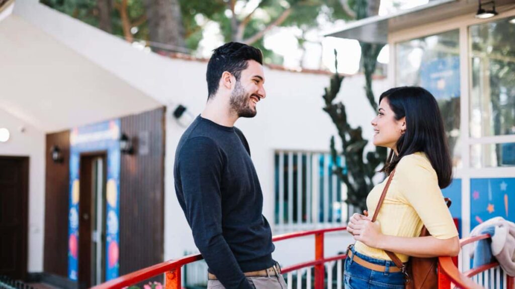 physical signs a woman is interested in you