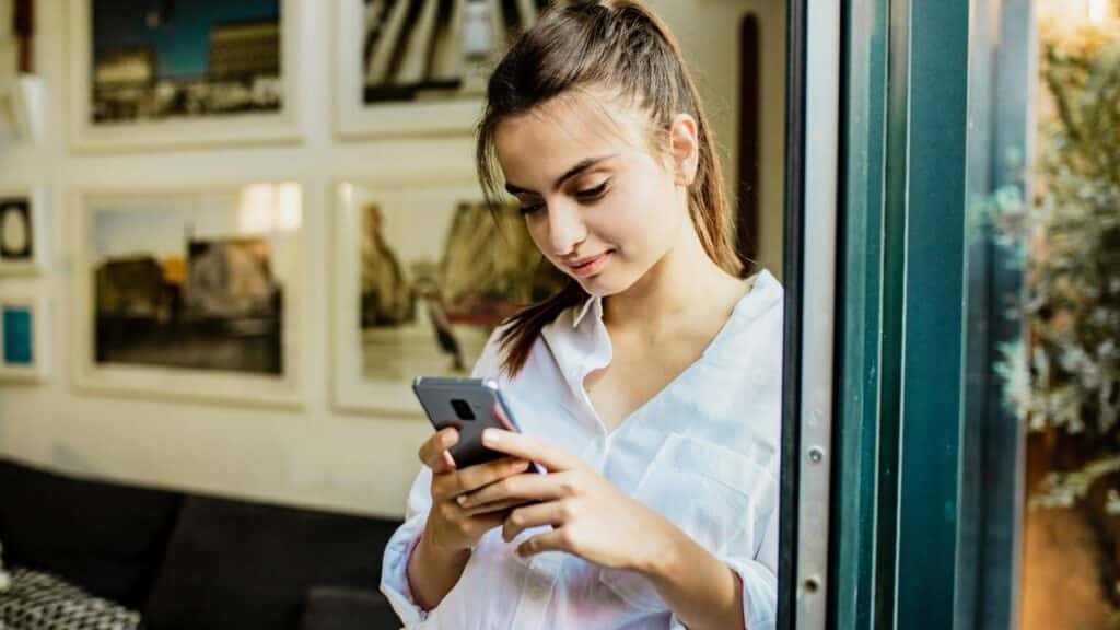 signs he likes you through text